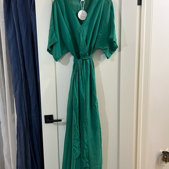 NWT plus XXL maxi dress green - Picture 4 of 16